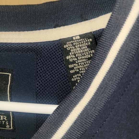 Mens Sz L Gear Flex Action Swan Lake Resort Lined Sweatshirt Navy - Picture 11 of 11